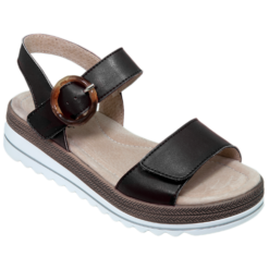 Bryce black leather