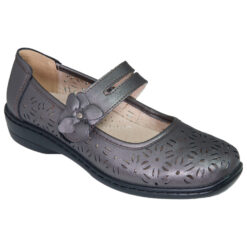 Alex pewter leather