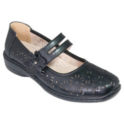 Alex black leather