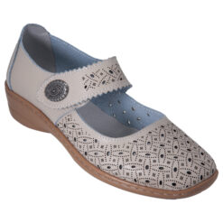 Anna beige leather